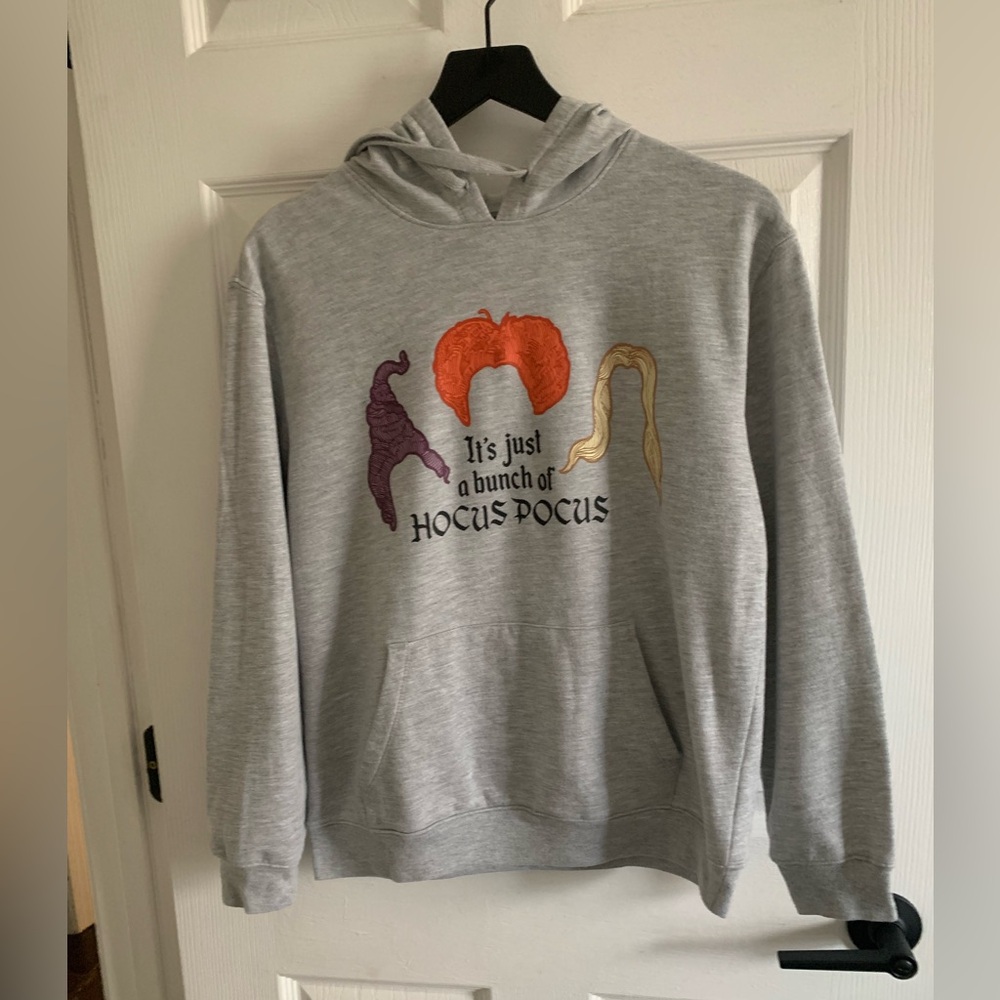 Disney Hocus Pocus Heather Gray Sweatshirt